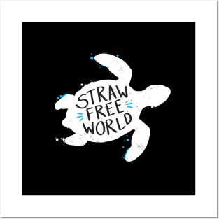 Straw Free World Posters and Art